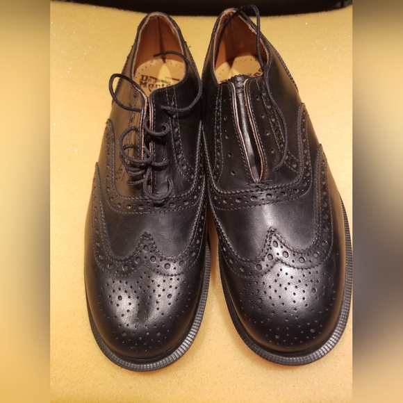 ๐ฌ๐ง VINTAGE NOS Dr Martens Brogue Oxford Wingtips UK MADE! ๐ฌ๐ง Solovair NPS - Picture 4 of 16